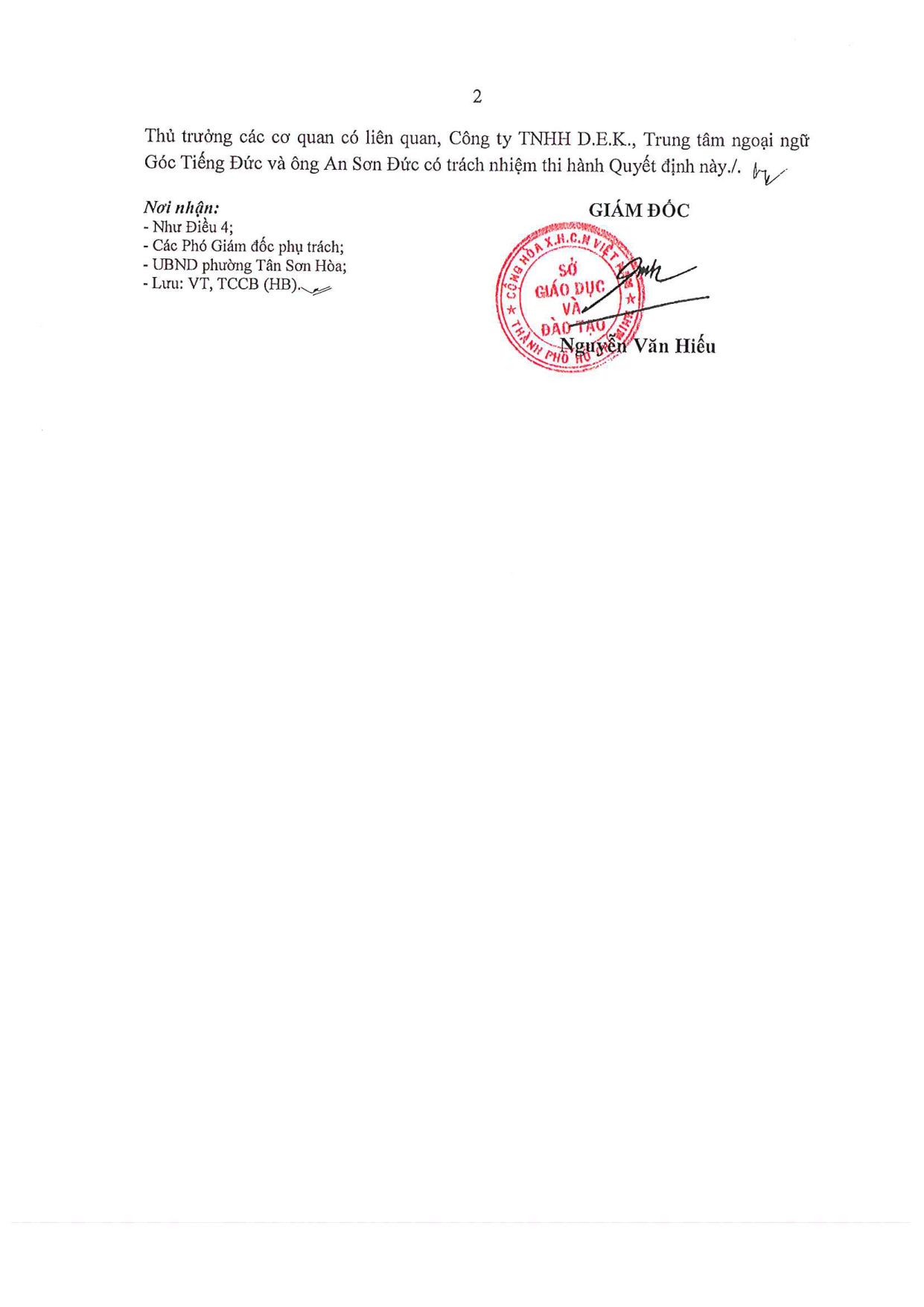 Công Nhận Giám Đốc phần 2